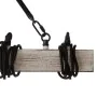 Candeeiro de teto 107 x 5 x 15 cm Preto Metal de BigBuy Home, Iluminação suspensa - Ref: S8800575, Preço: 129,47 €, Desconto: %