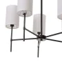 Ceiling Light 64 x 64 x 38 cm Black Metal White Ø 18 cm by BigBuy Home, Pendant Lights - Ref: S8800576, Price: 110,45 €, Disc...