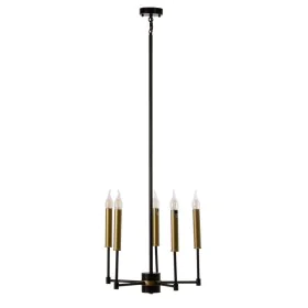 Lámpara de Techo 40,5 x 43 x 33 cm Negro Dorado Metal de BigBuy Home, Iluminación colgante - Ref: S8800577, Precio: 84,40 €, ...