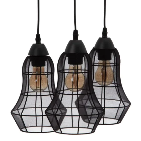 Lámpara de Techo 40 x 40 x 140 cm Negro Metal 27 cm de BigBuy Home, Iluminación colgante - Ref: S8800626, Precio: 63,42 €, De...