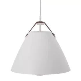 Lampadario Metallo Bianco Ø 13 cm 36 x 36 x 38 cm di BigBuy Home, Lampade a sospensione - Rif: S8800629, Prezzo: 60,58 €, Sco...