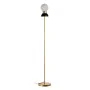 Floor Lamp 24,5 x 24,5 x 158 cm Crystal Black Metal White by BigBuy Home, Floor Lamps & Torchieres - Ref: S8800647, Price: 75...