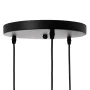 Ceiling Light 36 x 36 x 130 cm Black Golden Metal Ø 18,5 cm by BigBuy Home, Pendant Lights - Ref: S8800673, Price: 68,66 €, D...