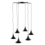 Deckenlampe 51,5 x 51,5 x 100 cm Schwarz Gold Metall Ø 18,5 cm von BigBuy Home, Hänge- & Pendelleuchten - Ref: S8800674, Prei...