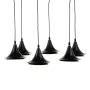 Deckenlampe 51,5 x 51,5 x 100 cm Schwarz Gold Metall Ø 18,5 cm von BigBuy Home, Hänge- & Pendelleuchten - Ref: S8800674, Prei...