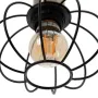 Ceiling Light Black Golden Metal 16 x 16 x 30 cm by BigBuy Home, Pendant Lights - Ref: S8800678, Price: 31,16 €, Discount: %