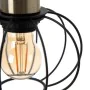 Ceiling Light Black Golden Metal 16 x 16 x 30 cm by BigBuy Home, Pendant Lights - Ref: S8800678, Price: 31,16 €, Discount: %