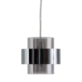 Suspension Verre Métal Argent Ø 10 cm 20 x 20 x 120 cm de BigBuy Home, Suspensions - Réf : S8800688, Prix : 42,07 €, Remise : %