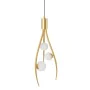 Deckenlampe 22 x 22 x 120 cm Kristall Gold Metall von BigBuy Home, Hänge- & Pendelleuchten - Ref: S8800693, Preis: 73,18 €, R...