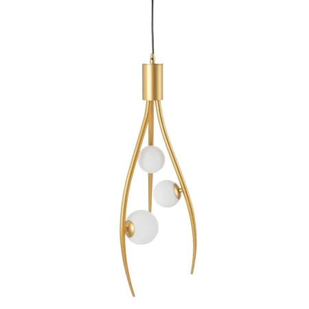 Deckenlampe 22 x 22 x 120 cm Kristall Gold Metall von BigBuy Home, Hänge- & Pendelleuchten - Ref: S8800693, Preis: 73,18 €, R...