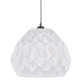 Candeeiro de teto 35,5 x 35,5 x 30 cm Metal Branco de BigBuy Home, Iluminação suspensa - Ref: S8800724, Preço: 56,29 €, Desco...