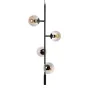 Lampadario 40 x 40 x 234 cm Cristallo Nero Metallo Ø 15 cm Moderno di BigBuy Home, Lampade a sospensione - Rif: S8800977, Pre...