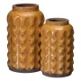 Vase 17 x 17 x 29 cm Ceramic Mustard by BigBuy Home, Vases - Ref: S8801224, Price: 23,15 €, Discount: %