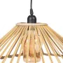 Deckenlampe 57 x 57 x 20,5 cm natürlich Bambus 220 V 240 V 60 W (2 Stück) von BigBuy Home, Hänge- & Pendelleuchten - Ref: S88...