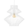 Candeeiro de teto Metal Branco 28 x 28 x 28 cm de BigBuy Home, Iluminação suspensa - Ref: S8801249, Preço: 50,70 €, Desconto: %