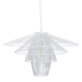 Deckenlampe 59 x 59 cm Metall Weiß von BigBuy Home, Hänge- & Pendelleuchten - Ref: S8801290, Preis: 96,70 €, Rabatt: %