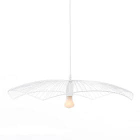 Lampadario Metallo Bianco 58 x 58 cm di BigBuy Home, Lampade a sospensione - Rif: S8801311, Prezzo: 53,08 €, Sconto: %