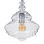 Candeeiro de teto 28 x 28 x 36 cm Cristal Metal Prata de BigBuy Home, Iluminação suspensa - Ref: S8801447, Preço: 79,16 €, De...