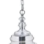 Ceiling Light 28 x 28 x 36 cm Crystal Metal Silver by BigBuy Home, Pendant Lights - Ref: S8801447, Price: 79,16 €, Discount: %