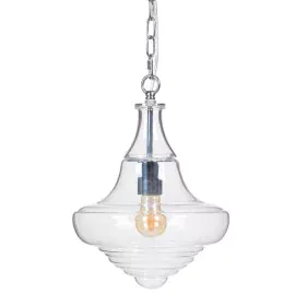 Ceiling Light 28 x 28 x 33 cm Crystal Metal Silver by BigBuy Home, Pendant Lights - Ref: S8801448, Price: 76,33 €, Discount: %