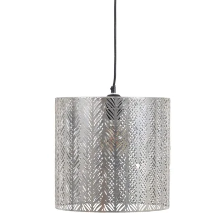 Candeeiro de teto 29,5 x 29,5 x 30 cm Metal Prata de BigBuy Home, Iluminação suspensa - Ref: S8801611, Preço: 47,32 €, Descon...