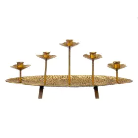 Candleholder 50,5 x 17,5 x 21 cm Golden Metal by BigBuy Home, Candelabras and candle holders - Ref: S8801640, Price: 34,11 €,...