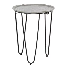 Mesa de apoio Alumínio Ferro 40 x 40 x 51 cm de BigBuy Home, Mesas auxiliares - Ref: S8801697, Preço: 184,62 €, Desconto: %