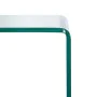 Side table Transparent Tempered Glass 63 x 50 x 48 cm by BigBuy Home, Side Tables - Ref: S8801789, Price: 184,62 €, Discount: %