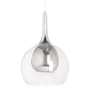 Candeeiro de teto Cristal Cinzento Metal 30 x 30 x 50 cm de BigBuy Home, Iluminação suspensa - Ref: S8801828, Preço: 81,11 €,...