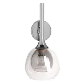 Lampada da Parete Cristallo Grigio Metallo 19 x 19 x 30 cm di BigBuy Home, Lampadario a braccia - Rif: S8801829, Prezzo: 54,9...