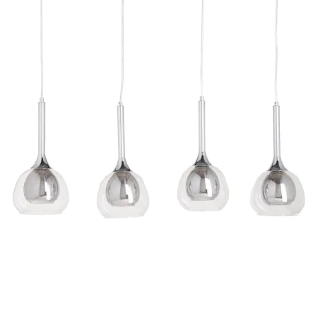 Lámpara de Techo Cristal Gris Metal 90 x 16 x 50 cm de BigBuy Home, Iluminación colgante - Ref: S8801831, Precio: 126,92 €, D...