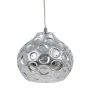 Suspension 18 x 18 x 17,5 cm Verre Argent Fer Ø 18 cm de BigBuy Home, Suspensions - Réf : S8801850, Prix : 52,48 €, Remise : %