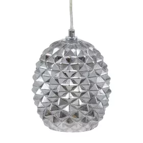 Ceiling Light 15 x 15 x 17,5 cm Crystal Silver Iron Ø 15 cm by BigBuy Home, Pendant Lights - Ref: S8801851, Price: 40,37 €, D...