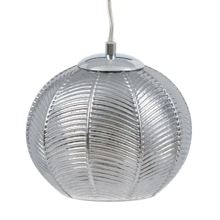 Suspension 20 x 20 x 15,5 cm Verre Argent Fer Ø 20 cm de BigBuy Home, Suspensions - Réf : S8801852, Prix : 42,34 €, Remise : %