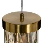 Candeeiro de teto Cristal Dourado Metal 27 cm 31 x 31 x 45 cm de BigBuy Home, Iluminação suspensa - Ref: S8801871, Preço: 121...