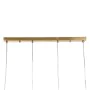 Candeeiro de teto 91 x 11 x 45 cm Cristal Dourado Metal de BigBuy Home, Iluminação suspensa - Ref: S8801872, Preço: 144,23 €,...