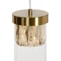 Candeeiro de teto 91 x 11 x 45 cm Cristal Dourado Metal de BigBuy Home, Iluminação suspensa - Ref: S8801872, Preço: 144,23 €,...