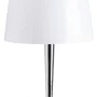 Desk lamp White Silver Metal Crystal Iron Hierro/Cristal 60 W 220 V 240 V 220 -240 V 28 x 28 x 56 cm by BigBuy Home, Bedside ...