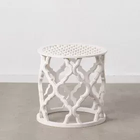 Mesa de apoio Branco Madeira MDF 50 x 50 x 52 cm DMF de BigBuy Home, Mesas auxiliares - Ref: S8801879, Preço: 126,92 €, Desco...