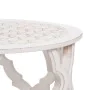 Mesa de apoio Branco Madeira MDF 50 x 50 x 52 cm DMF de BigBuy Home, Mesas auxiliares - Ref: S8801879, Preço: 126,92 €, Desco...