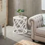 Side table White MDF Wood 50 x 50 x 52 cm DMF by BigBuy Home, Side Tables - Ref: S8801879, Price: 126,92 €, Discount: %