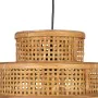 Candeeiro de teto Natural Bambu 41 x 41 x 48 cm de BigBuy Home, Iluminação suspensa - Ref: S8801895, Preço: 105,79 €, Descont...