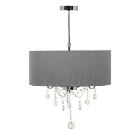 Candeeiro de teto 44 x 44 x 65 cm Cinzento Metal Ø 44 cm de BigBuy Home, Iluminação suspensa - Ref: S8801908, Preço: 98,08 €,...