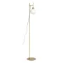 Luminária de chão 24 x 17 x 160 cm Cristal Dourado Metal de BigBuy Home, Candeeiros de pé - Ref: S8801918, Preço: 110,52 €, D...