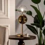 Desk lamp Golden Crystal Iron Hierro/Cristal 28 W 220 V 240 V 220 -240 V 15 x 15 x 48 cm by BigBuy Home, Bedside and Table La...