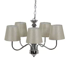 Lámpara de Techo Ø 14 cm 51 x 51 x 85 cm Metal Plata de BigBuy Home, Iluminación colgante - Ref: S8801942, Precio: 115,39 €, ...