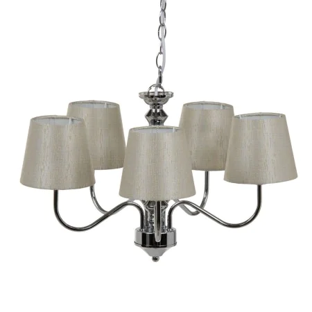 Candeeiro de teto Ø 14 cm 51 x 51 x 85 cm Metal Prata de BigBuy Home, Iluminação suspensa - Ref: S8801942, Preço: 115,39 €, D...