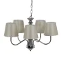 Lampadario Ø 14 cm 51 x 51 x 85 cm Metallo Argento di BigBuy Home, Lampade a sospensione - Rif: S8801942, Prezzo: 110,52 €, S...