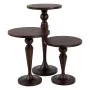 Mesa de apoio 40 x 40 x 90 cm Castanho Madeira de mangueira de BigBuy Home, Mesas auxiliares - Ref: S8801951, Preço: 191,22 €...