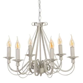 Lampadario 63 x 63 x 102 cm Metallo Taupé Ferro Vintage di BigBuy Home, Lampade a sospensione - Rif: S8801964, Prezzo: 127,11...